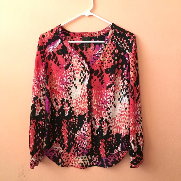 Worthington (PS) long sleeve blouse - Picture 4 of 4